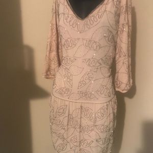 Pale pink Sequence dress